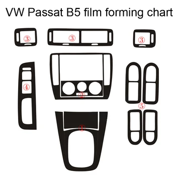 Volkswagen VW Passat B5 Lipni, Automobilių Lipdukai Anglies Pluošto Vinilo Automobilių lipdukai ir Lipdukai Automobilio Optikos Reikmenys
