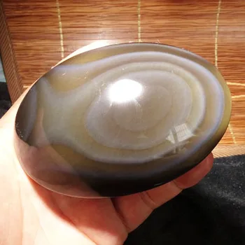 Gamtos Obsidianas Obsidianas Stone su akmens vertus vienetų vaivorykštė arklio akis akis kiaušinių