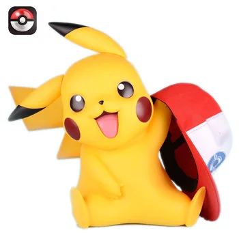 Pokemon pikachu žaislą pav 40cm 1:1 kišenėje 1/1 modelis 1/1 lėlė su Skrybėlę Veiksmų Skaičius, Žaislai, tiktok