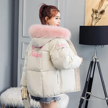 Pigūs didmeninė 2018 naujas žiemos Karšto pardavimo moterų mados atsitiktinis šilta striukė moteriška bisic paltai L196