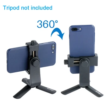Telefonas Trikojo stovo Adapteris Mobilųjį Telefoną Clipper Laikiklį Vertikaliai 360 Trikojis Stovas, skirtas 