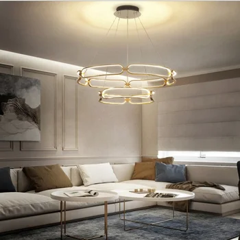 Šiuolaikinių LED šviestuvo su nuotolinio valdymo Modernus dega Gyvenamasis Kambarys Miegamasis Namų Liustra lubų Šviestuvai Nemokamas Pristatymas