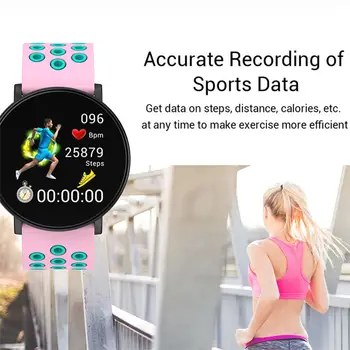 Sporto Smart Watch Vyrų Vandeniui Kraujo Spaudimas Smart Laikrodžiai Moterims Širdies ritmo Monitorius 