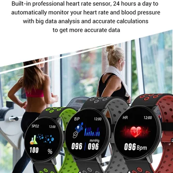 Sporto Smart Watch Vyrų Vandeniui Kraujo Spaudimas Smart Laikrodžiai Moterims Širdies ritmo Monitorius 