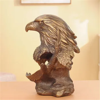 Pardavimo Hawk Krūtinė Skulptūra Plaukioja Erelio Statula Abstrakčiai Gyvūnų Dervos Meno ir amatų Namų Puošybai Meno Kolekcija, Suvenyrų L3216