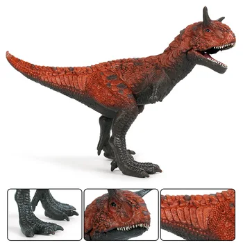 Oenux Naujas Juros periodo Dinozaurų Mėsėdžių Carnotaurus Burną Gali Atidaryti Veiksmų Skaičius, T-Rex PVC Kolekcijos Modelis Žaislai Vaikams Dovanų