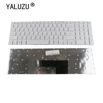 YALUZU rusijos RU klaviatūra Sony VAIO svf152c29v Tinka 15 SVF152A29V SVF152A29M SVF15A SVF15E SVF153A1YV balta nešiojamas SVF15