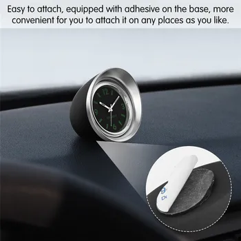 Onever Universalus Šviesos Automobilių Kvarcinis Laikrodis Žiūrėti Transporto Priemonės Mechanika Auto Interjero Žiūrėti Klijuoti Ant Automobilių Laikrodį Mini Noctilucent Žiūrėti