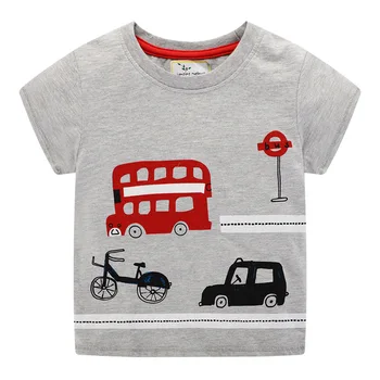 2020 m. Berniukų marškinėliai Vaikams Drabužius T-shirt Vasaros Top Automobilių Marškinėlius koszulki koszulka roupa infantil berniukai tshirts Animacinių filmų Tee marškinėliai Naujas