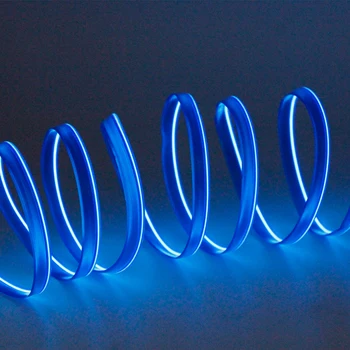 Led Juosta atspari Vandeniui 2/5M 12V LED Dekoracija Neon LED EL Viela Lempa, Švyti String Light Tube Lights + Akumuliatoriaus Valdiklis
