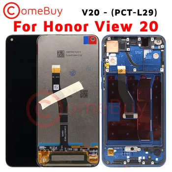 Comebuy Ekrano ir Huawei Honor Peržiūrėti 20 LCD Ekranas V20 PCT-29 Touch Screen Už Garbę Peržiūrėti 20 Langas Su Rėmu Pakeitimo