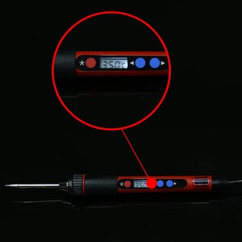 Nešiojamas Skaitmeninis LCD USB lituoklio 5V 10W Reguliuojama Temperatūra Soldeerbout Litavimo Įrankiai, Suvirinimo, Litavimo Geležies