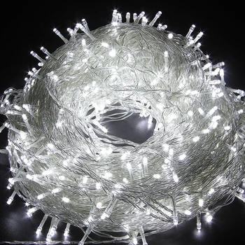 10-100M LED Styginių Šviesos AC220V AC110V Girlianda lempos Vandeniui Lauko Girlianda Šalis Atostogų Kalėdinė Dekoracija
