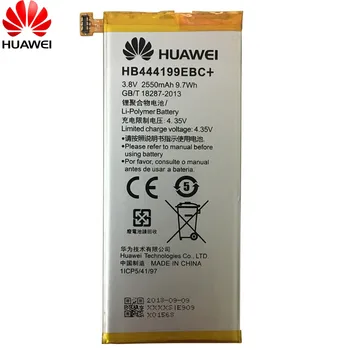 Hua Wei Originalus 2550mAh HB444199EBC Baterija Huawei Honor 4C C8818 CHM - CL00 CHM-TL00H CHM-UL00 chm-u01 G Play Mini