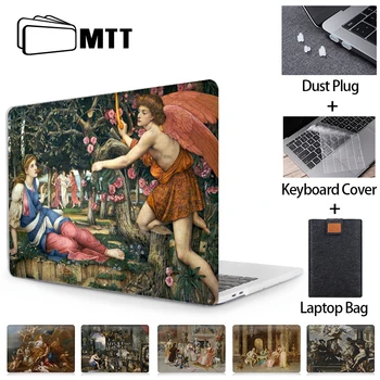 MTT Laptop Case For Macbook Air Pro 11 12 13 15 16 Jutiklinis Baras Aliejaus Tapybai Dangtelis, Skirtas Macbook Air 13 inch Funda A1932 A2179 A2289