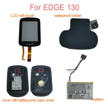 GARMIN EDGE 130 Edge130 Asamblėjos LCD Ekranas Su Touch Li-ion Baterija 361-00086-02 Atgal Padengti Vandeniui Gumos Remontas
