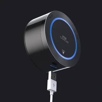 KN LED Plug Elektros kištukinis Lizdas, USB Moverable Adapteris Maitinimo Kelio Juoda Raudona Mėlyna Mėlyna Mėlyna Q