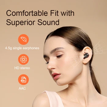 QCY T1C GALIA TWS Ausines Bluetooth V5.0, 3D Stereo Sporto Belaidės Ausinės su Dvigubo Mikrofono, Auto Connect