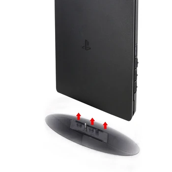 Už PS4 Pro/Slim Konsolės Skaidrus Konsolės Stovas Vertikalus Stovas Skaidrus Kalno Stovi
