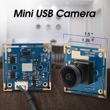 2.0 Megapikselių HD Kamera, CMOS OV2710 Usb 2.0 High Speed 30/60/120fps Plataus Kampo 170degree 