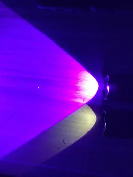 365nm 395nm didelės galios UV Led Flashilight zoom Liuminescencinės Lempos Ultravioletinių 18650 flash Lempos šviesos Žibintus nustatymo
