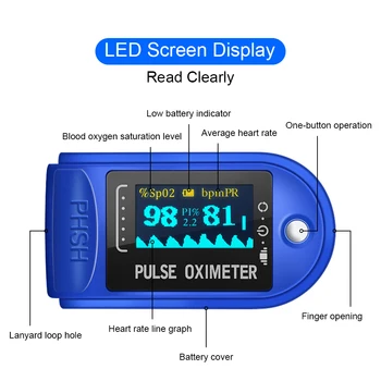Skaitmeninis Pirštų Įrašą saturimetro Pulse Oximeter Kraujo Deguonies, LCD/TFT Piršto Nešiojamas Matuoklis Sveikatos Oximeter Piršto + Laikymo Maišelis
