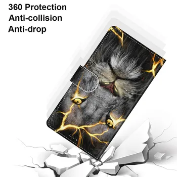 Samsung Galaxy S10 S10E Plus Atveju Prabangus Odinis Apversti Piniginės Stovėti Telefono Dangtelį Atvejų Samsung Note 10 Plius Shell Krepšiai