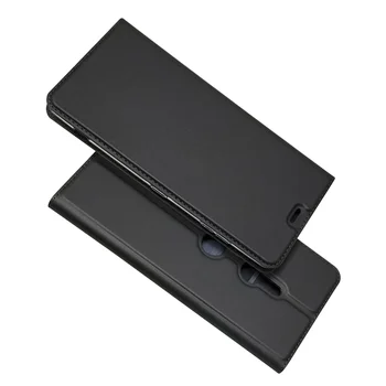 Sony Xperia XZ3 Atveju Magnetinio Telefono Apversti Atvejais Sony Xperia XZ3 Aukštos Kokybės Piniginės Odinis dėklas Sony Xperia XZ3