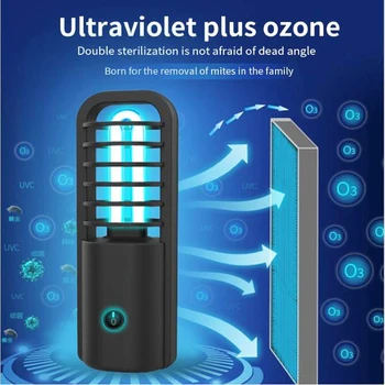 LED uv-C Ultravioletinių Sterilizer Šviesos Baktericidiniu Dezinfekavimo Lemputė Ozono Kvarco Namų Švaraus Oro Nužudyti Erkių LED Šviesos lempos