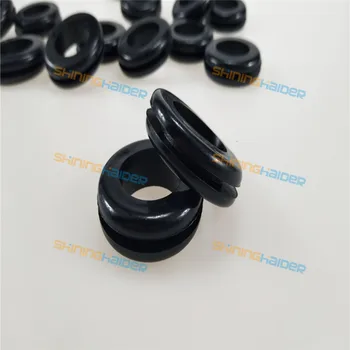 Europos stiliaus vidinis skersmuo 3mm-12mm black natūralaus kaučiuko grommets žiedas apsauginis grommets guminių įvorių