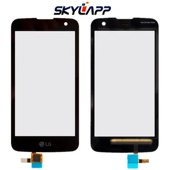 Naujas Juodos spalvos mobilusis telefonas jutikliniu ekranu už LG K4 K130E Mobilųjį Telefoną Touch Panel Ekrano Stiklas, skaitmeninis keitiklis Remontas, Pakeitimas Nemokamas Pristatymas