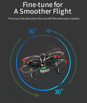 JJRC H56 RC mini Drone UFO Berniukų Žaislas Aukščio Laikyti Atnaujinti Infraraudonųjų spindulių Jutikliai, Valdymo Sraigtasparnis, Nuotolinio Valdymo Nepilotuojamiems Orlaiviams
