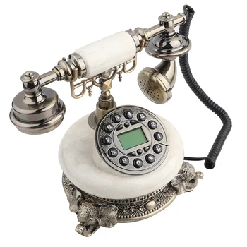 Europos Senovinių Telefono Sukamasis Perjungiklis Dizaino Retro Fiksuotojo ryšio Telefono Corded Telefono Vintage Telefono FSK/DTMF Skambintojo ID Namų