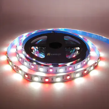 LED Juosta 5050 60 Led/m, Lankstus Namų Puošybai Apšvietimas LED Juosta RGB RGBW RGB BMT Balta/Šiltai Balta/Mėlyna/Žalia/Raudona 5m/daug 12V