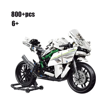 2020 m. naujų biuro įranga Motociklų Modeliai Plytų Ninja H2R H2-R Klasikinis motociklas Blokai Lenktynių Žaislas Vaikams Dovanų