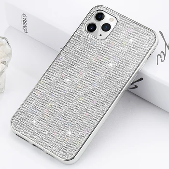 Sunku VNT Blizgučiai Bling kalnų krištolas Atveju Iphone 11 12 Pro Max X Xr Xs Crystal Case for Iphone 8 7 Plius 6 6s SE2 2020 m. 12 Mini