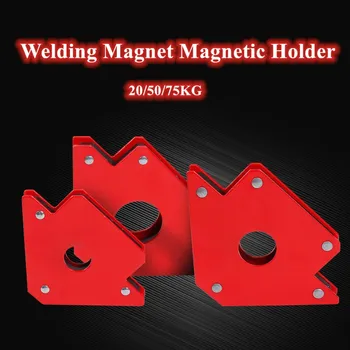 Multi-kampas Magnetas Suvirinimo Turėtojas Rodyklių Magnetinis laikiklis Suvirinimo Magnetas Kniedės Procesas Įrankiai 25/50/75LBS