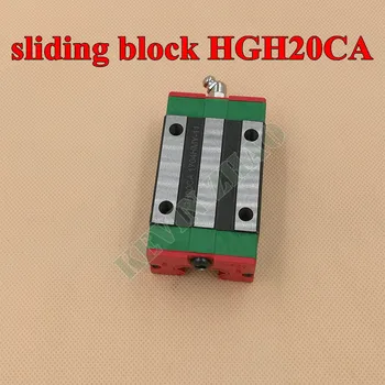 HGH20CA stumdomas bloko rungtynės naudoti HGR20 linijinis vadovas, plotis 20mm vadovas CNC router