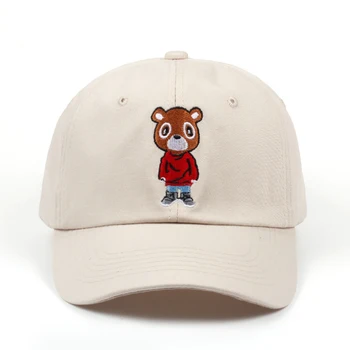 Kanye West Lokys Tėtis Skrybėlių Mados Vasaros Tėtis Skrybėlę Vyrai Moterys Beisbolo Kepuraitę Snapback Unisex Hip-Hop Karšto Stiliaus Kepurės