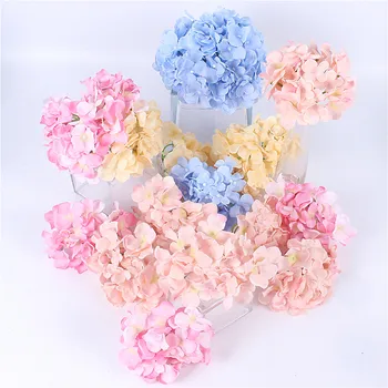 11pcs/daug Nuostabi, spalvinga dekoratyvinių gėlių, vestuvių grupė prabanga dirbtinis Hydrangea 