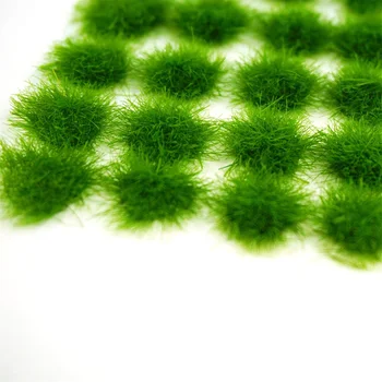 147Pcs Žolės Grupių Statinė Žolės kuokšteliai, paruošti naudoti 1:35 1:48 1:72 1:87 Smėlio Lentelė Architektūros Modelis Žaislas Dovana - Tamsiai Žalia/Vidutinio Žalia