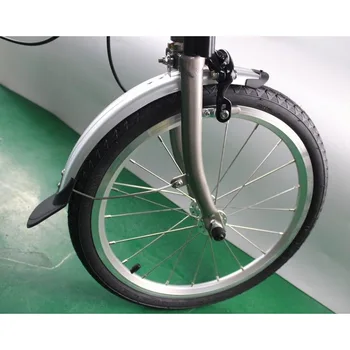 3SIXTY dviratį PVC Mudguard už Brompton Sparnas priekinis & galiniai Sulankstomas Dviratis sparnas 160g