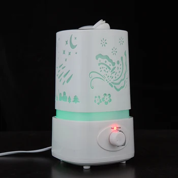 ATWFS Oro Drėkintuvas eterinis Aliejus Difuzoriaus Fogger LED Šviesos Ultragarso Aromato Difuzorius Rūkas Maker 