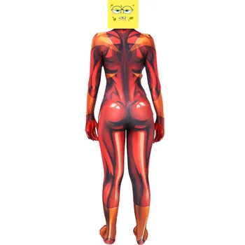 MJ Geležies Kostiumas Mary Jane Mergina Cosplay Kostiumas 3D Spausdinimo Helovinas Zentai Catsuit Mergaitėms Moteris Ladys