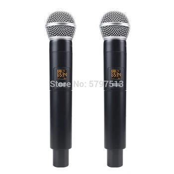 Naujas belaidis mikrofonas profesionalių belaidžių mikrofonų sistema Karaoke dainavimas mikrofonas, wireless dj scenos