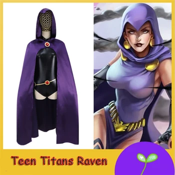 Teen Titans Varnas Cosplay Kostiumų Supermeno Apsiaustu Jumpsuits Zentai Seksualus Nuslėpti Moterys Gimtadienio Vakarėlis, Helovinas Kostiumas