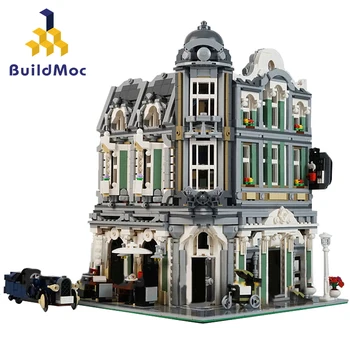 Buildmoc Miesto Pastatų, Klasikinės Architektūros Namas, Žaislų, Statyba Blokai SS Miesto Pilies Gatvės Vaizdas, Švietimo, Vaikams, Žaislų, Dovanų