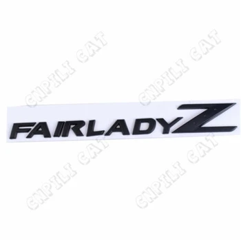 Juoda FAIRLADY Z Automobilio Pusėje šildomos Galinės Emblema Lipdukas Ženklelis Decal 350Z 370Z