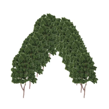 20PCS 1:150 Masto Modelis Medžių N Vėžės Geležinkelio Maketus Sodo, Miško Diorama Dekoracijos