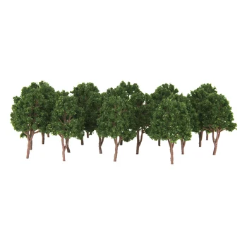 20PCS 1:150 Masto Modelis Medžių N Vėžės Geležinkelio Maketus Sodo, Miško Diorama Dekoracijos